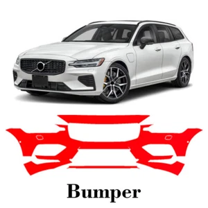 Front bumper PreCut PPF Paint Protection Film For Volvo V60 2019-2025 - Picture 1 of 8