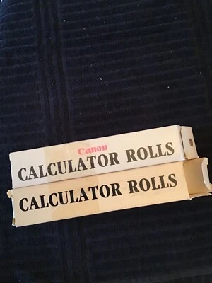 10 VINTAGE CANON PALM PRINTER PAPER ROLLS NIB PD3 PD5 PD6 PD7 38MM CALCULATOR - Image 1 of 3