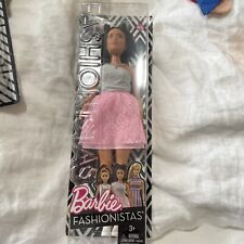 Barbie FASHIONISTAS BARBIE Doll 65 POWDER PINK LACE Curvy - Box Damage