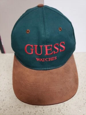 Vintage Retro Guess Relojes 1990 Gamuza Snapback Sombrero Años 90 Regreso 🌟ENVÍO GRATUITO Foto 1 de 3