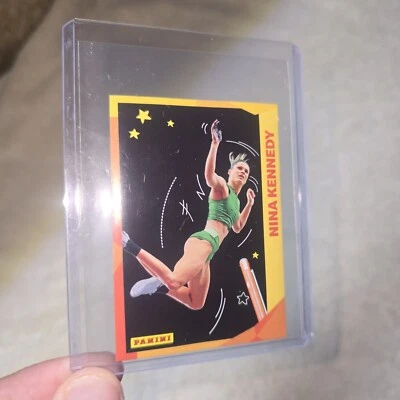 Adesivo Nina Kennedy 2024 McDonalds Notre Dame Panini Family Happy Meal Olympics - Imagem 1 de 3