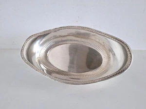 Silberschale Obstschale 830er Silber Wilkens Bremen um 1920 Lorbeerrand ca. 264g - Bild 1 von 6