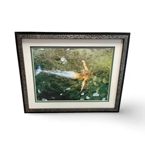 By Jason Gold Custom Framed Photography Ocean Mermaid Underwater - Picture 1 of 2