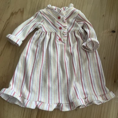 Kit Muñeca American Girl Kittridge Estilo Franela, Camisón Rayas Foto 1 de 4