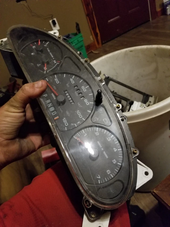 Velocímetro cluster medidor instrumento Ford Taurus 2000-2003 1F1F-10C956-AA - Imagem 1 de 4