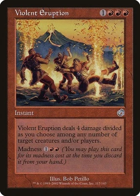 MTG Torment --- VIOLENT ERUPTION --- Uncommon! NM! Magic the Gathering! - Image 1 of 3