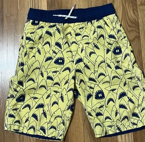 Gap Kids Shark Swim Trunks Boys Size Large Mesh Shorts - Picture 1 of 5