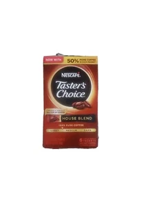 NESCAFE TASTER'S CHOICE House Blend Instant Coffee Light 1oz (2pck) Pack 6 each  - Picture 1 of 3