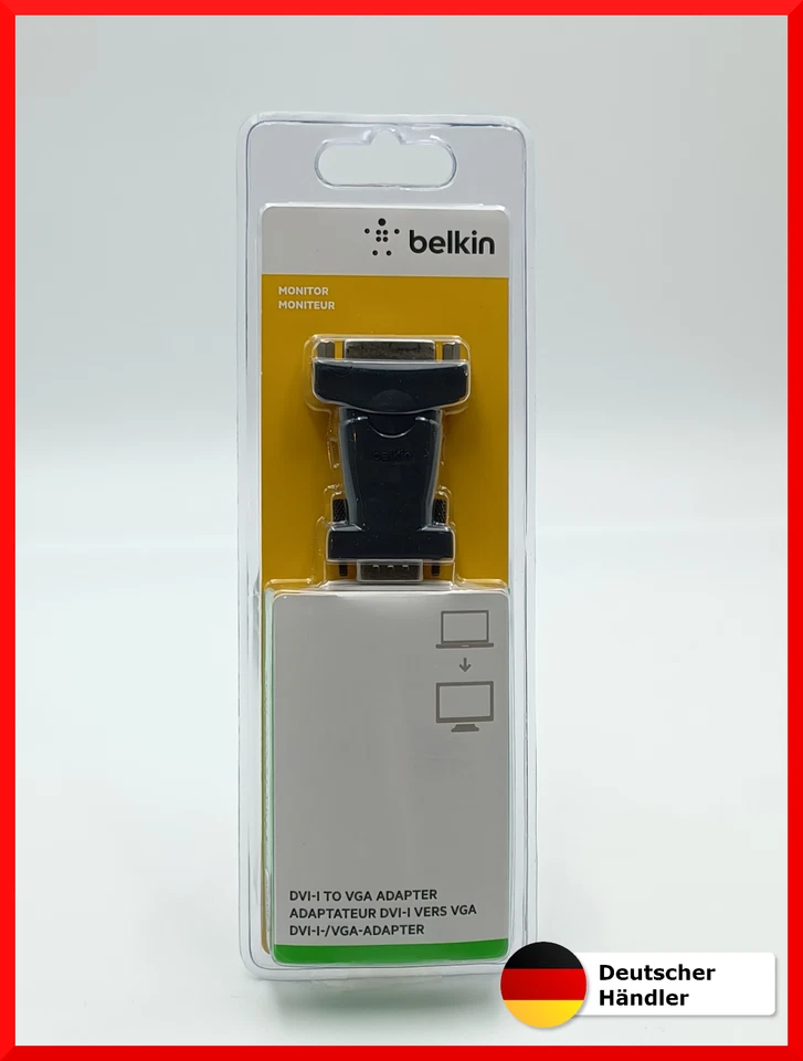 DVI auf VGA Adapter 24+5  Stecker TFT Monitoradapter Beamer Computer PC  Monitor - Bild 1 von 2
