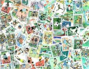 Fußball (Fußball) Sammlung - 200 verschiedene Briefmarken - Bild 1 von 1