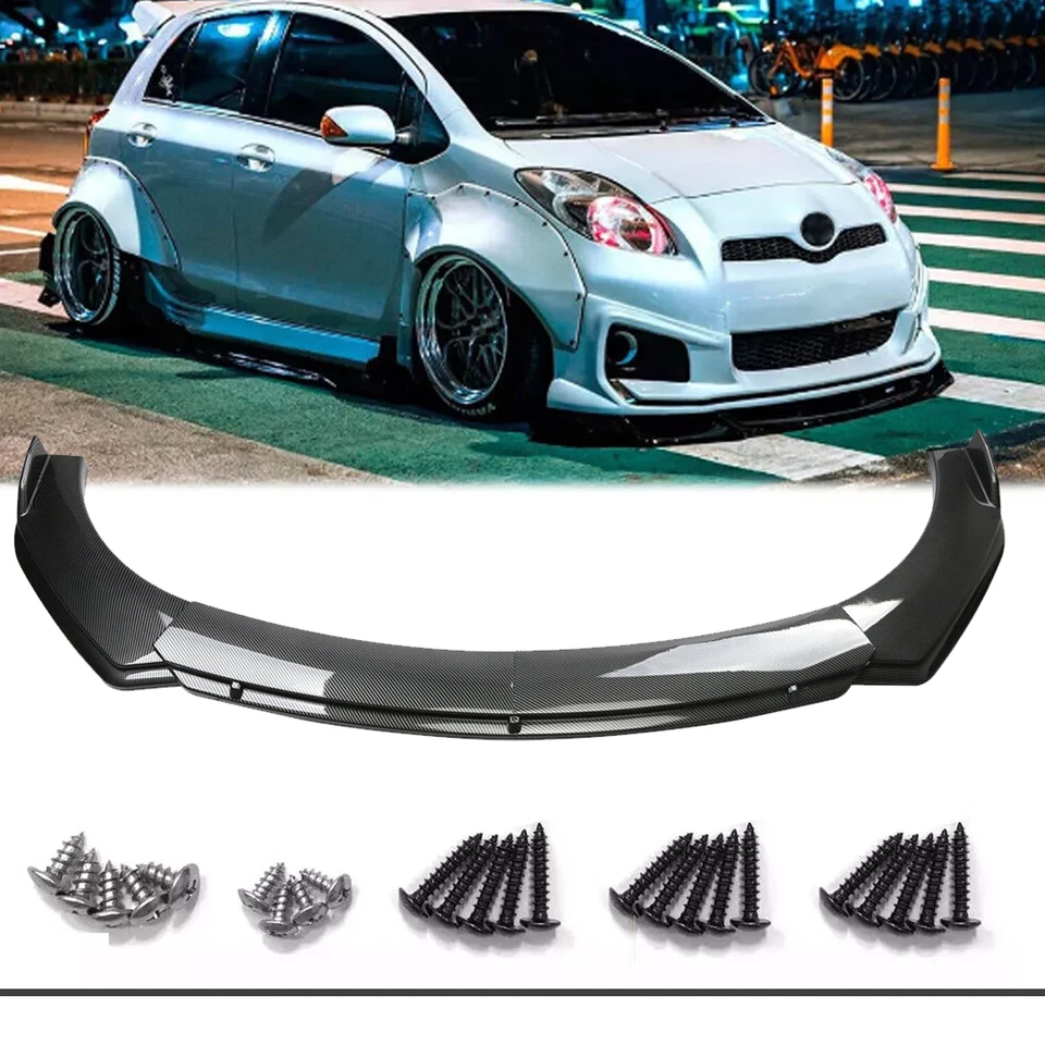 For Toyota Yaris/ R 2005-2020 Front Bumper Lower Lip Splitter /Spoiler - Изображение 1 из 4