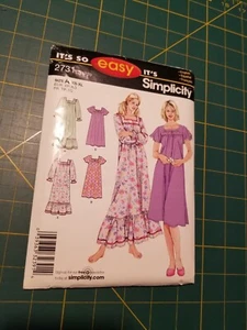 It's So Easy It's Simplicity 2731 Misses' Nightgown in Two Lengths - Picture 1 of 2