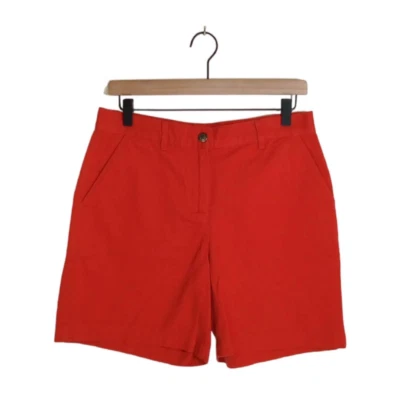 Lauren Ralph Lauren Persimmon Orange Petite Shorts NWT Sz 6P - Image 1 of 4