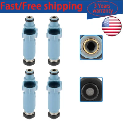 4 piezas inyectores de combustible FJ452 para Toyota Camry Highlander Solara 2002 2003 2,4 L l4 Foto 1 de 4