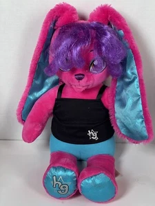 Honey Girls HG Risa 20” Plush Pink Rock Star Bunny Rabbit Build-A-Bear - Picture 1 of 4