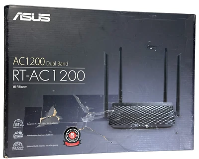 Asus RT-AC1200 Dual Band USB Wi-Fi Router Parental Control Four Antenna - Image 1 of 3