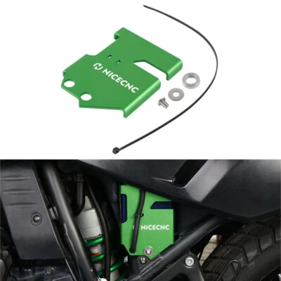 NICECNC para Kawasaki KLR650 2008 2009 2010-2018 tapa protectora de batería de aluminio Foto 1 de 4