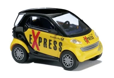 Spur H0 M: 1:87 BUSCH 48960 Smart City Coupe Post Express Nuovo OVP - Immagine 1 di 2