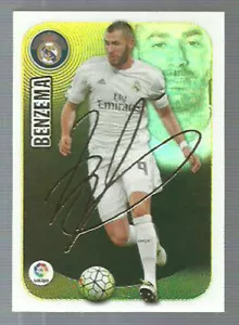 Cromos cromo nº 4 Serie oro Liga Este 2016-17 Benzema. Real Madrid - Imagen 1 de 2
