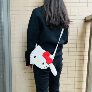 Bolso Bandolera Kuromi KT Kitty Cabeza Grande Lolita Niñas Bolsos de Hombro Bolsos de Mano - Imagen 1 de 16