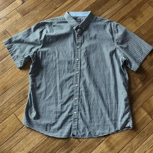 Men's UNTUCKit XXXL Tall Regular Classic Fit Navy & White Shortsleeved - Picture 1 of 6