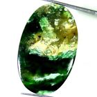 19.60Cts 19X30X4mm 100% Natural Top Quality Chrome Chalcedony Oval Cab Gemstone