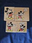 Rubber Stampede Disney Mickey Mouse Rubber Stamps - Set of Four Different