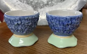 Set of 2 vintage Pfaltzgraff Summer/spring Breeze Ceramic Votive Candle Holder - Picture 1 of 8