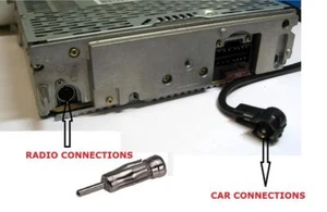 Auto CD Radio Stereo ISO auf DIN Stecker Antenne Ariel Arial Antennenadapter PC5-27 - Bild 1 von 1