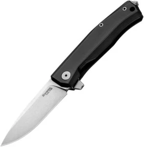 New LionSTEEL Myto Framelock Aluminum Black MT01A BS - Picture 1 of 4