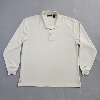 Camisa Polo Cubavera Para Hombre XXL Marfil Manga Larga Abotonada Piña Bordada Foto 1 de 4