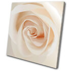 Floral Rose Design SINGLE CANVAS WALL ART Picture Print VA
