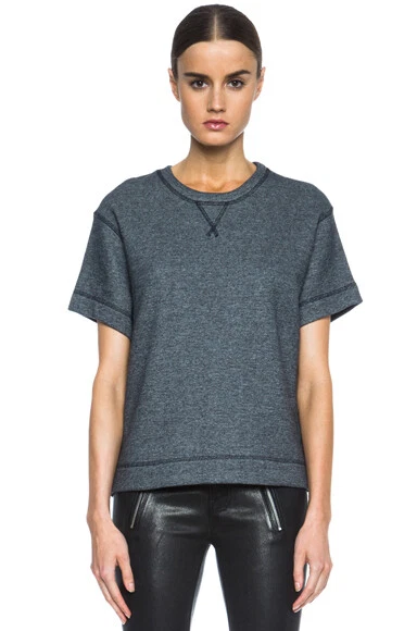 Moletom feminino W448 novo com etiquetas Vince Luxe algodão tamanho M $175 - Imagem 1 de 1