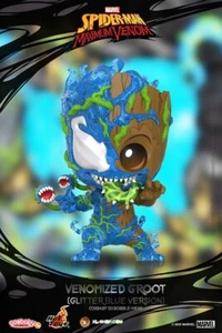 Marvel Hot Toys COSB762 Venomized Groot Cosbaby Glitterblue - Picture 1 of 1