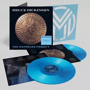 BRUCE DICKINSON THE MANDRAKE PROJECT VINYL NEW! LIMITED BLUE LP+AUTOGRAPH PRINT! - Picture 1 of 1