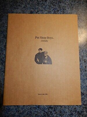 Pet Shop Boys Literally Fanzine Issue 1 - 1989 • 129.97£