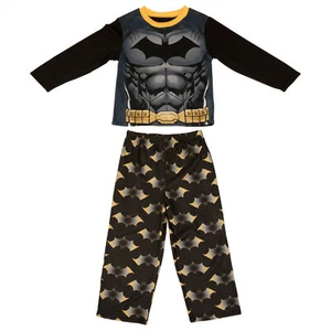 DC Comics Batman Costume Cosplay Long Sleeve 2-Piece Pajama Set Multi-Color - Picture 1 of 10
