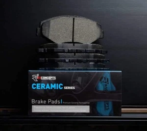R1 Concepts Ceramic Series Brake Pads With Rubber Steel Shims - Picture 1 of 7