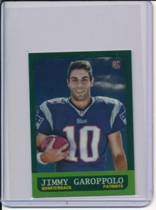 Mini tarjeta de novato Topps 2014 cromada Jimmy Garoppolo RC Patriots - Imagen 1 de 1