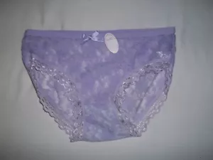 Girls 10yrs lace bikini panties light purple nwt tween - Picture 1 of 2