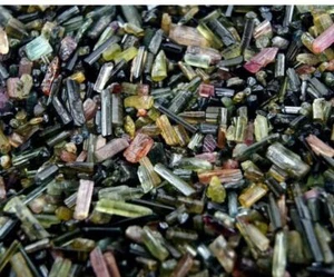 Natural Earth Minded Multi Color Tourmaline Stick Loose Gemstone Rough g568 - Picture 1 of 3