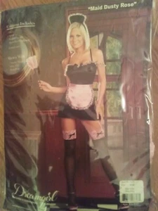 Dreamgirl "Maid Dusty Rose" Costume Size Small NWT - Picture 1 of 5