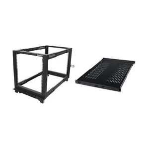 StarTech.com Server Rack and Shelf Bundle for Networking and IT Equipment - Picture 1 of 7