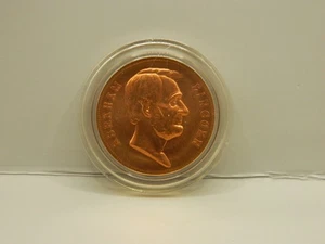 ABRAHAM LINCOLN BRONZE INAGURATION MEDAL - Picture 1 of 2