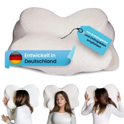 Amela Orthopädisches Kissen, Memory Foam Kissen, Antischnarchkissen, Kopfkissen - Bild 1 von 4