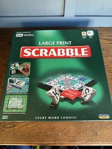 Scrabble Large Print Edition XL Tiles & Tile lock - RNIB - Picture 1 of 11
