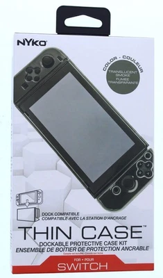 Nyko Thin Case Dockable Protective Case Kit for Switch (Black) - Image 1 of 4