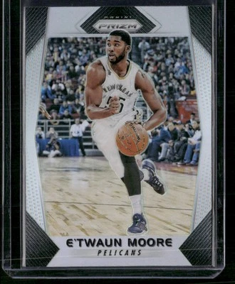 2017-18 Panini Prizm #128 E'Twaun Moore Prizms Silver - Image 1 of 2