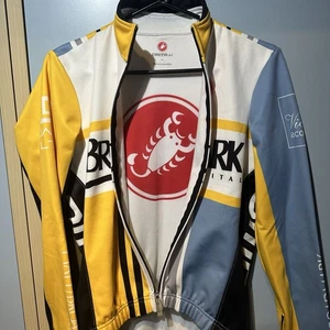 NWOT Castelli BMC Cycling Jacket Men’s XS Full Zip Long Sleeve Thermal - Picture 1 of 12