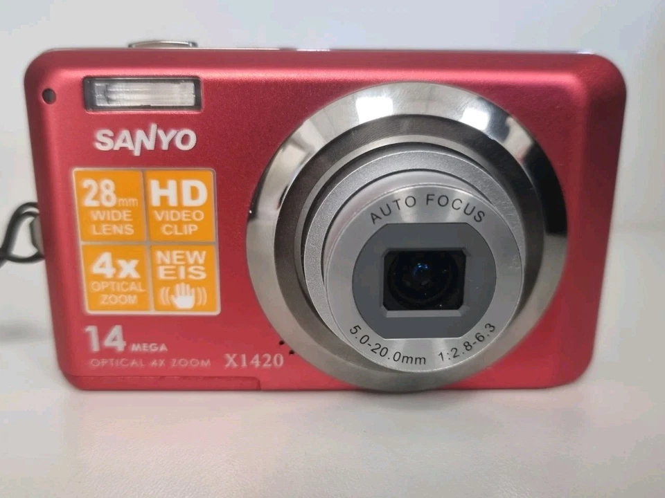 Sanyo VPC-X1420 rot 14 MP Digitalkamera - Bild 1 von 4